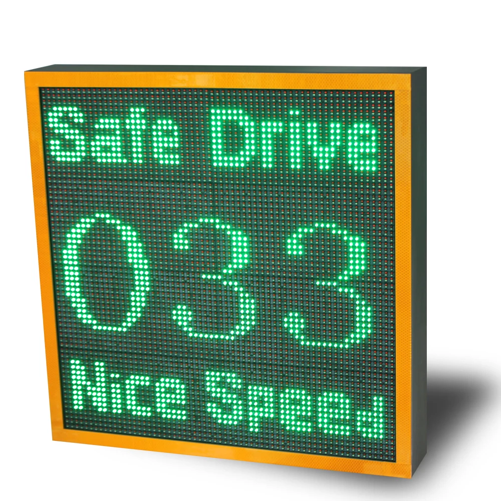 Waterproof Outdoor LPR Radar Speed Sign With Camera Detector For Speed Limit