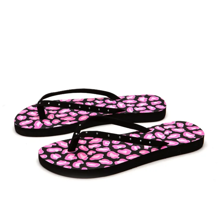 Anti Slip Flip Flops Rubber Custom Logo Bathroom Sublimation Slippers For Women