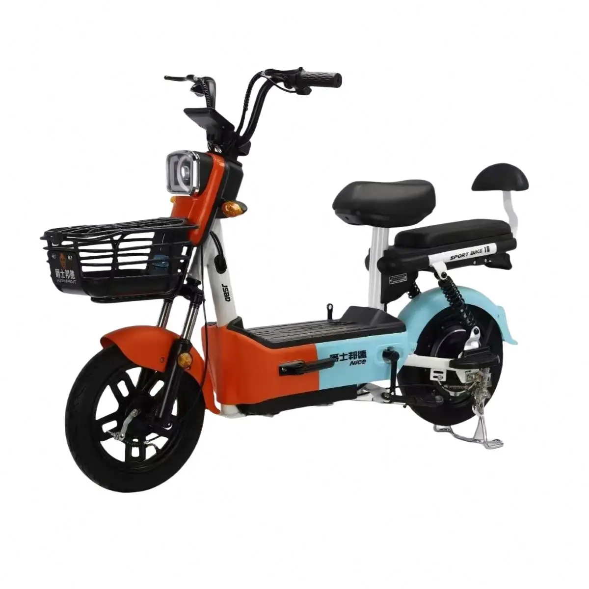 Hot Sale 350W 48V Electric Bicycles 14 Inch E-Bike Long Range Electric Bike City Electric Bicycle for Passenger Use