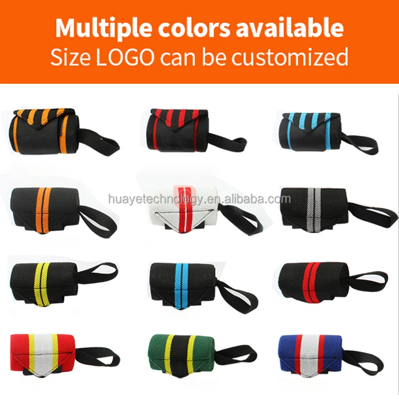 ODM Bandage Weightlifting Wrist Professional Compression Fitness Wrist Band Straps Gym Wrist Wraps