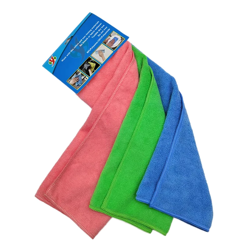 Lint Free 200gsm -400gsm Micro Fiber Cloth Wholesale 30 40cm All Purpose Microfiber Cleaning Towel Cloth Rags