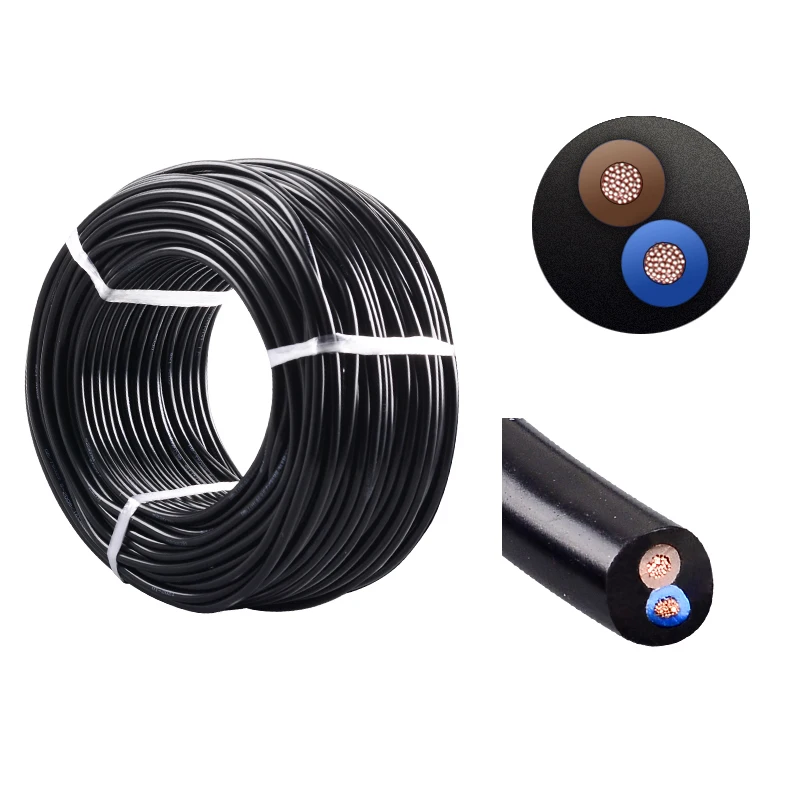 PVC Sheathing Flame Retardant Flexible Multi Twisted Copper Core Cables Wires For Home