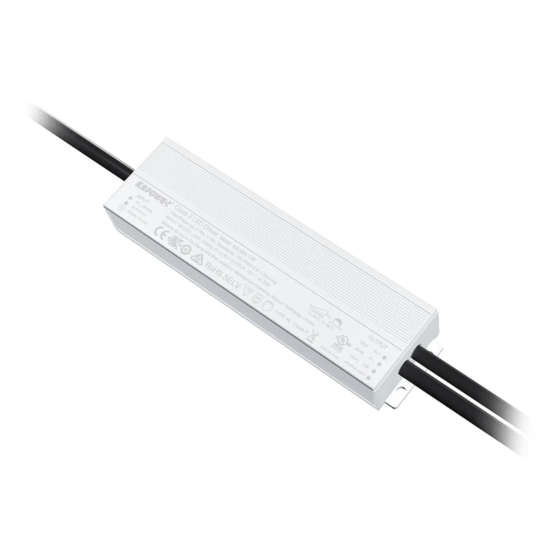 Aluminium 12v 40W Dimming Led Driver Ul Class2 Dimmable Led Driver 12v For Led Cabinet Light