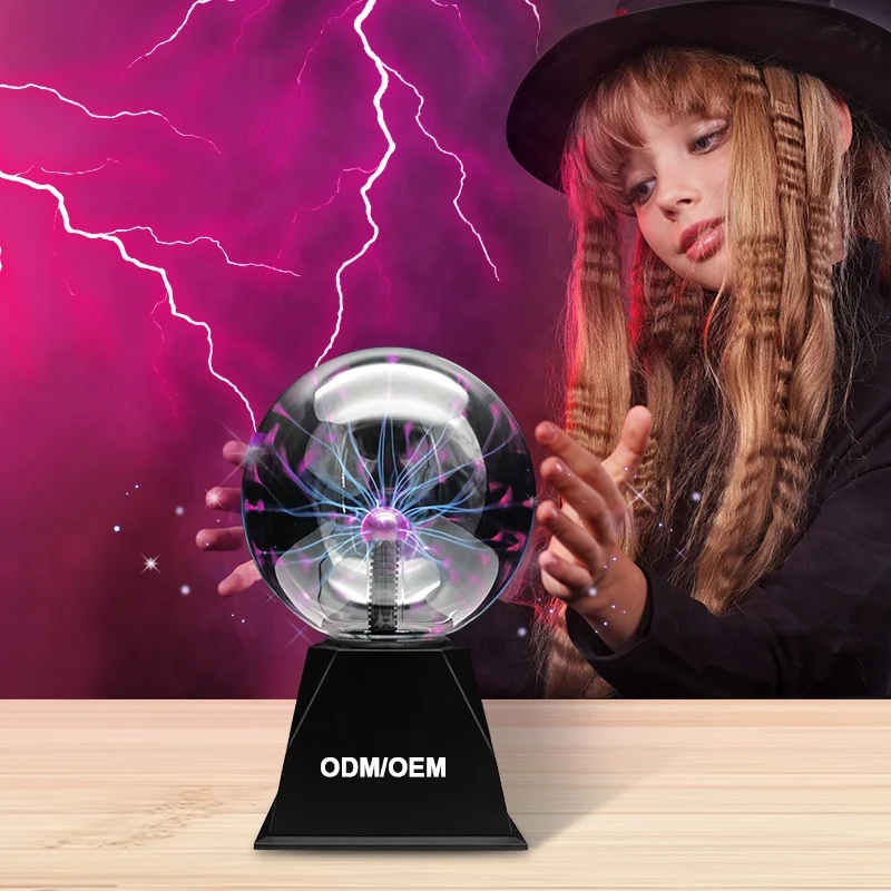 Маленькая плазменная шаровая лампа 4 дюйма