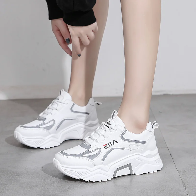 
Jinjiang factory Pu upper women sneakers women tennis shoes women shoes 