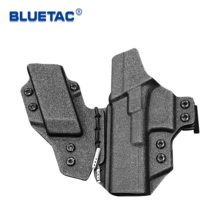 Bluetac Premium Quality IWB Kydex Gun Holster With Mag Pouch Inside The Waistband Concealed Carry Gun Bag