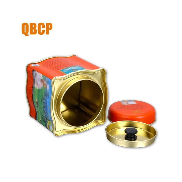 
New original music carousel metal tin box for tea mini packaging Factory Supplier 