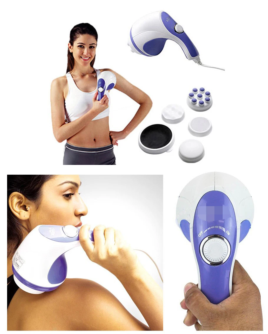 
Mini 5 in 1 Handheld Massager Relax Professional Body Vibrating Body Massager 