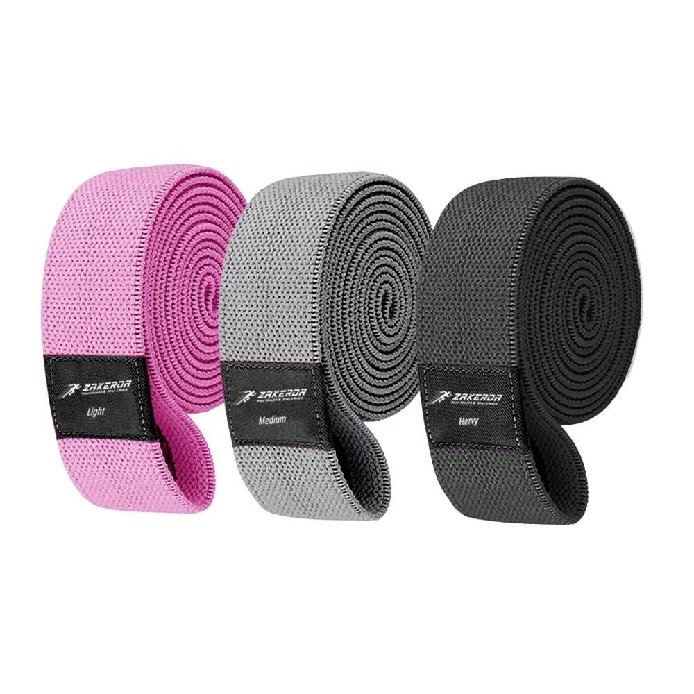 Elastic Fabric Pull Up Assistant resistance Bands Long Yoga Pilates exercise bands Stretching Gym workout fitness bands training