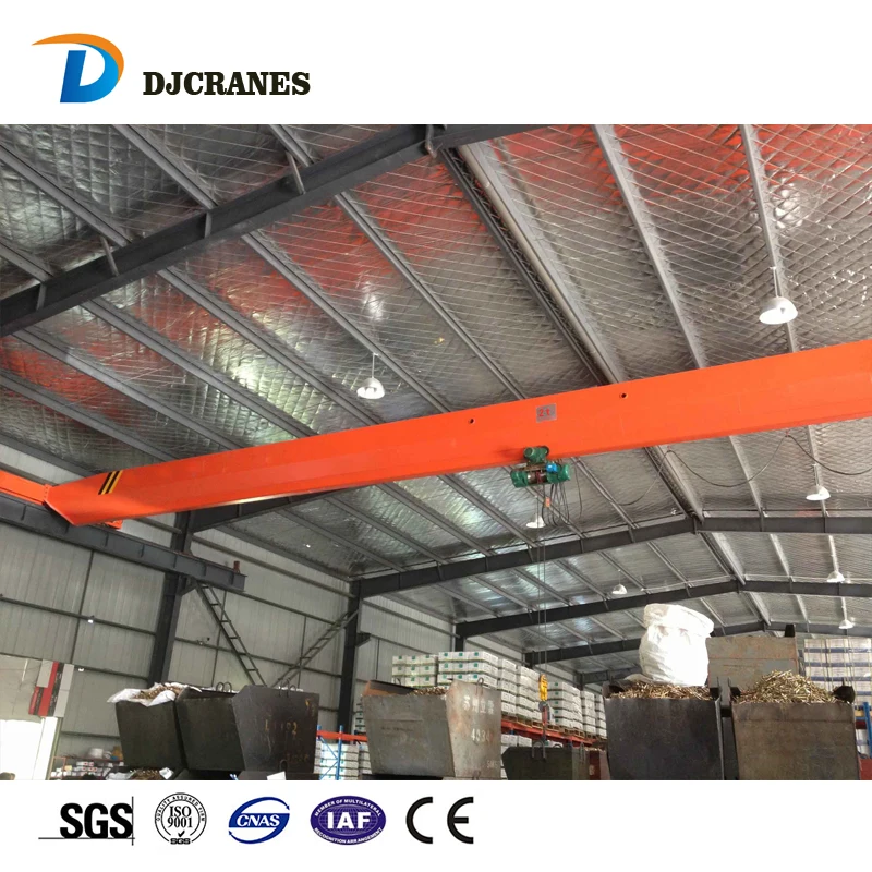 Однобалочный мостовой кран с подъемником 2 тонны 5 10