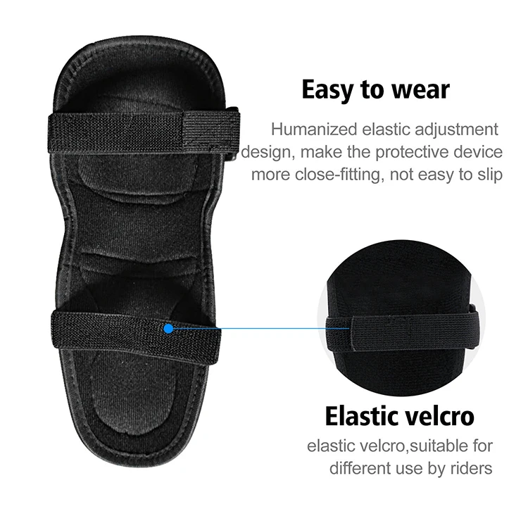 Stainless Steel Shell Knee-protection Gear And Elbow Gurads Motorcycle Knee Pads For Motor Bike