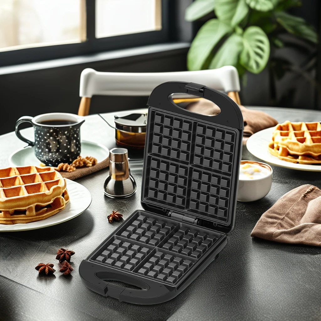 LumaBella Waffle Machine Household light breakfast machine Waffle bread machine Press baking LB-58037