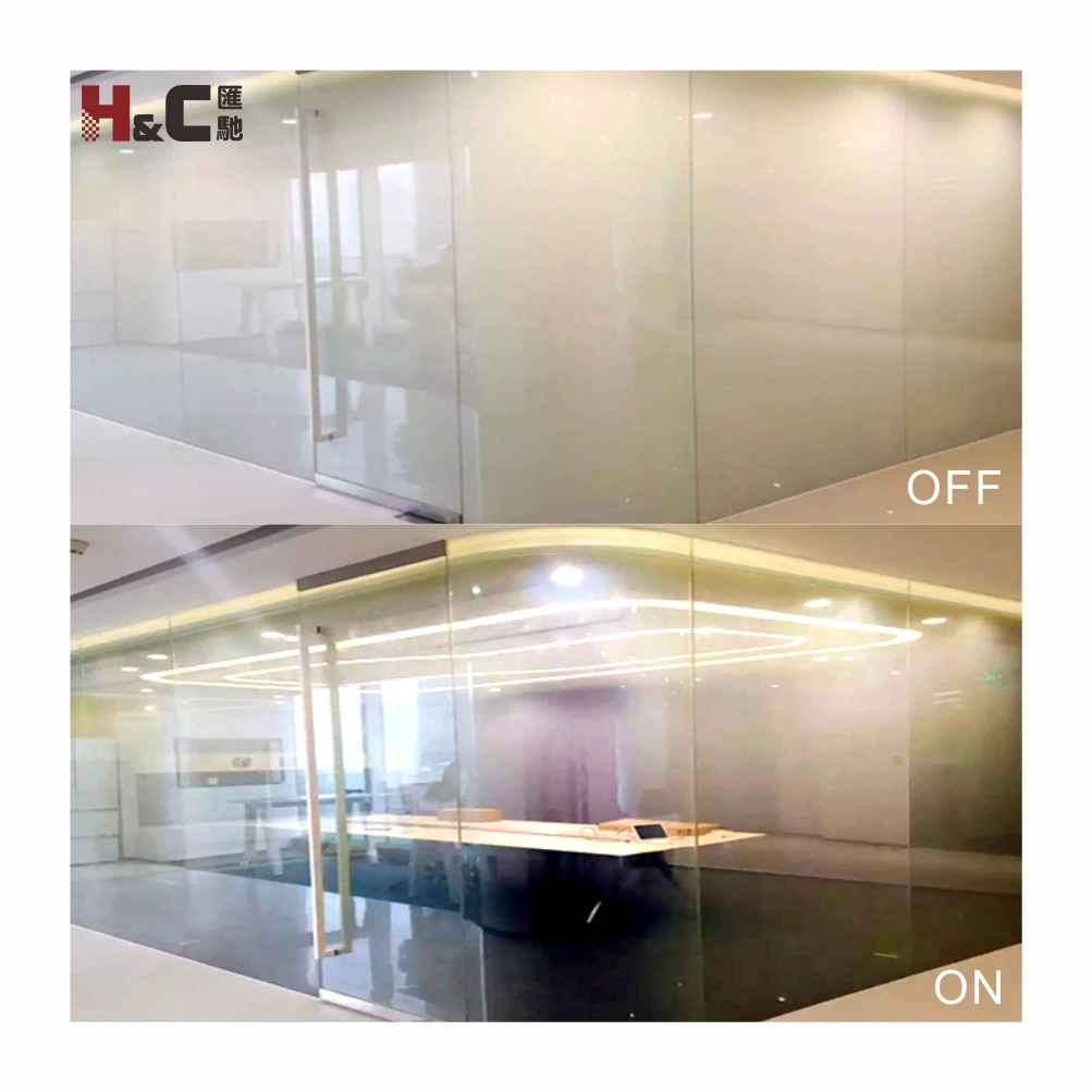 blind office partition electronic switchable pdlc smart film power supply