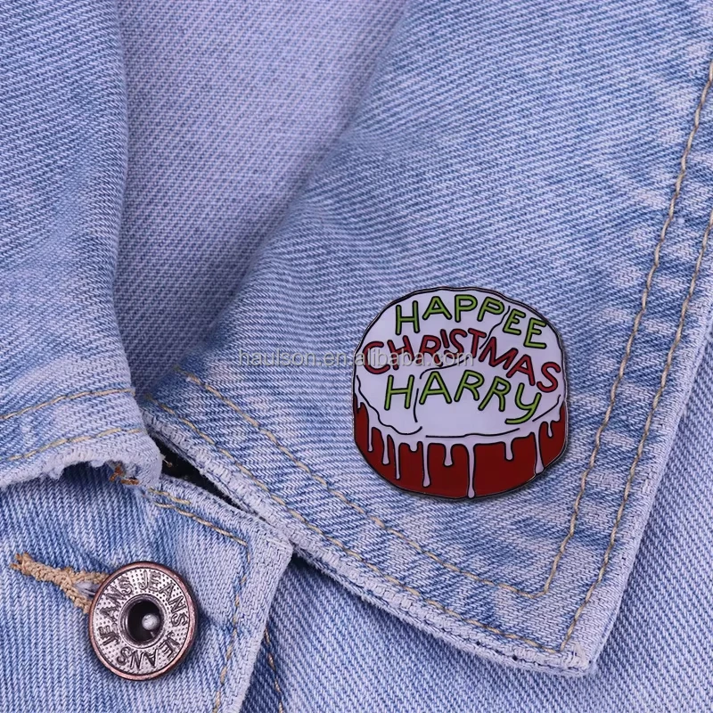 Custom Enamel Pins Christmas Tree Sweater Lapel Cat Biscuits Brooch Unique Christmas Decoration New Year Badge Gift for Children