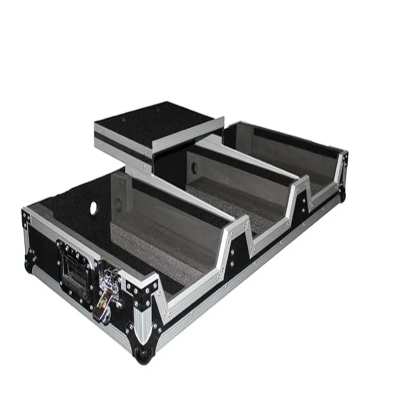 Guangzhou Aluminum frame customized high quality dj flight cases cheap mixer rack fight case for cdj 3000 controller