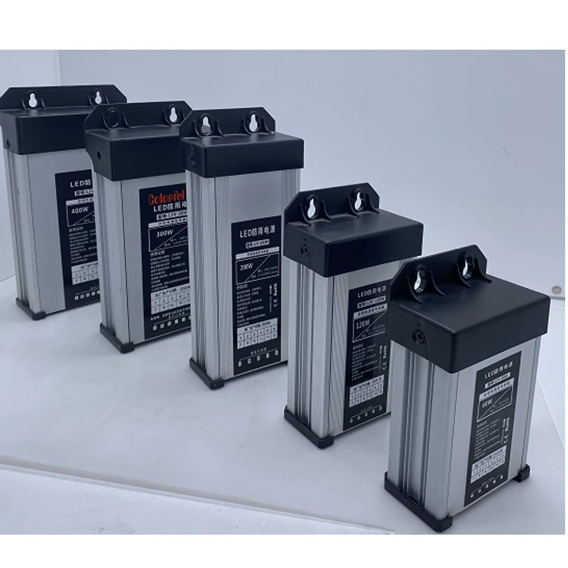 IP45 LED Outdoor Rainproof Power Supply AC 180V to 240V LED Driver DC 12V 24V Rainproof SMPS for LED Strip
