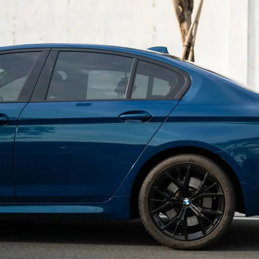 KDPPF Factory Price Sand Proof Color TPU PPF Fade Proof Invisible Not Leave Glue Santorini Blue Car Wrap