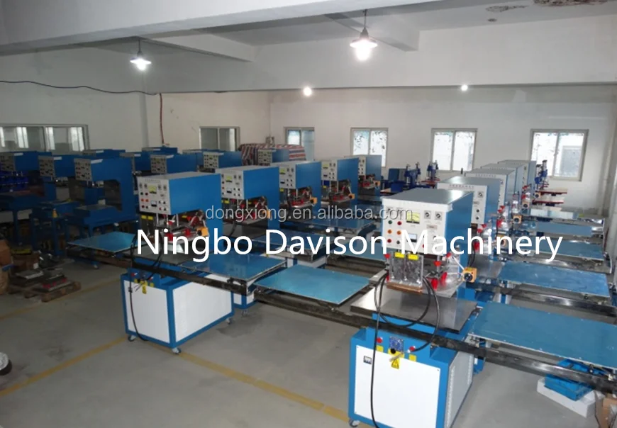 high frequency welding machine with slide table Single blister with paper card packing machine