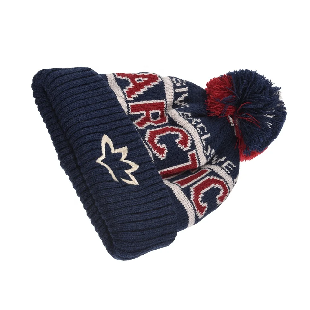  wholesale Custom Your Own Embroidery Logo 100% Acrylic Beanie Knitted Warm Winter Cap