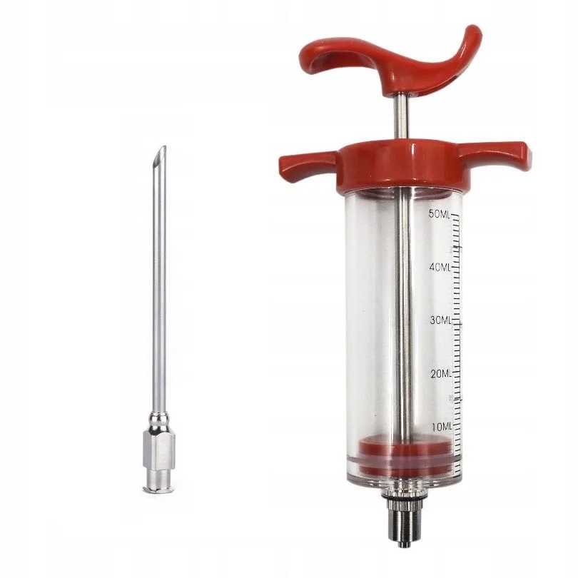 Christmas gift BBQ Tools Marinade Injector Cooking Meat Poultry Turkey Chicken injector