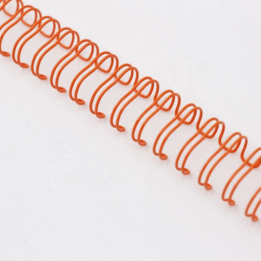 High Quality Multiple Color Spiral Coil Book Binding Wire O Double Wire