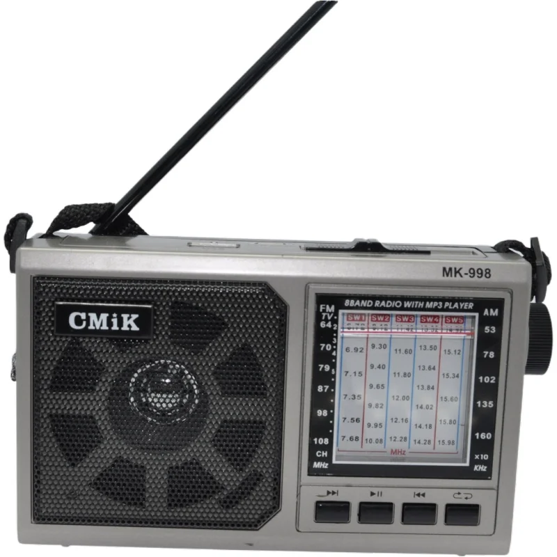 cmik mk-998 oem new arrival radyo fm am sw receiver American chip redio retro USB and SD cards MP3 portable radio
