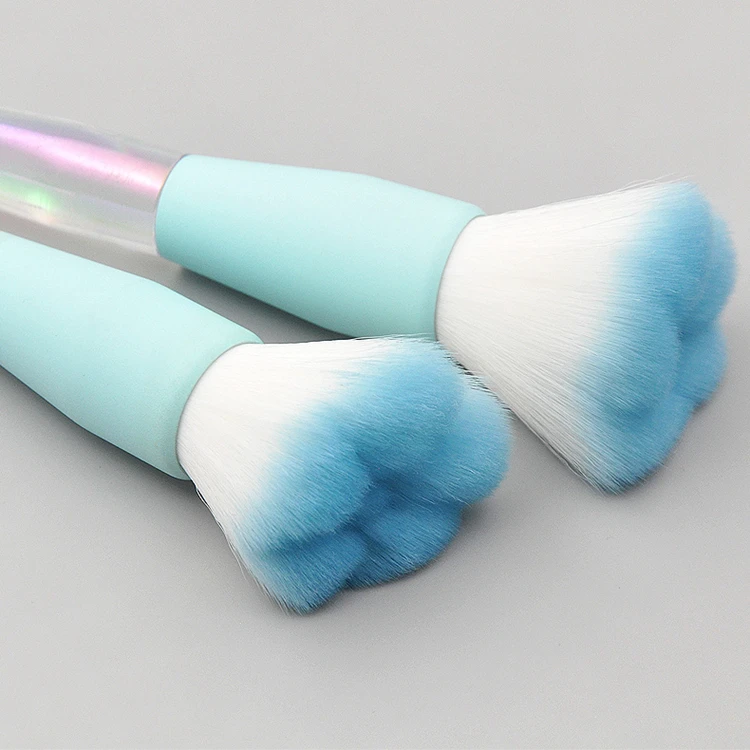 High Quality New Design Soft Brush Hot Sell Single Blue Cute Makeup Brush Custom Logo
