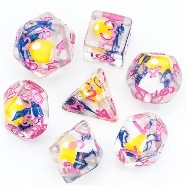  Mushroom Resin DND Sex Dice Game Custom RPG Role Play Gaming for Dungeons and
