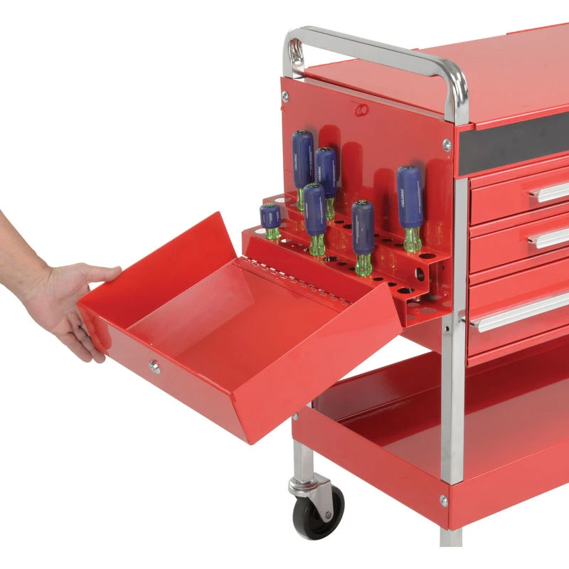 Metal universal wheel office furniture tool cabinet trolley multi purpose tool toolbox cart