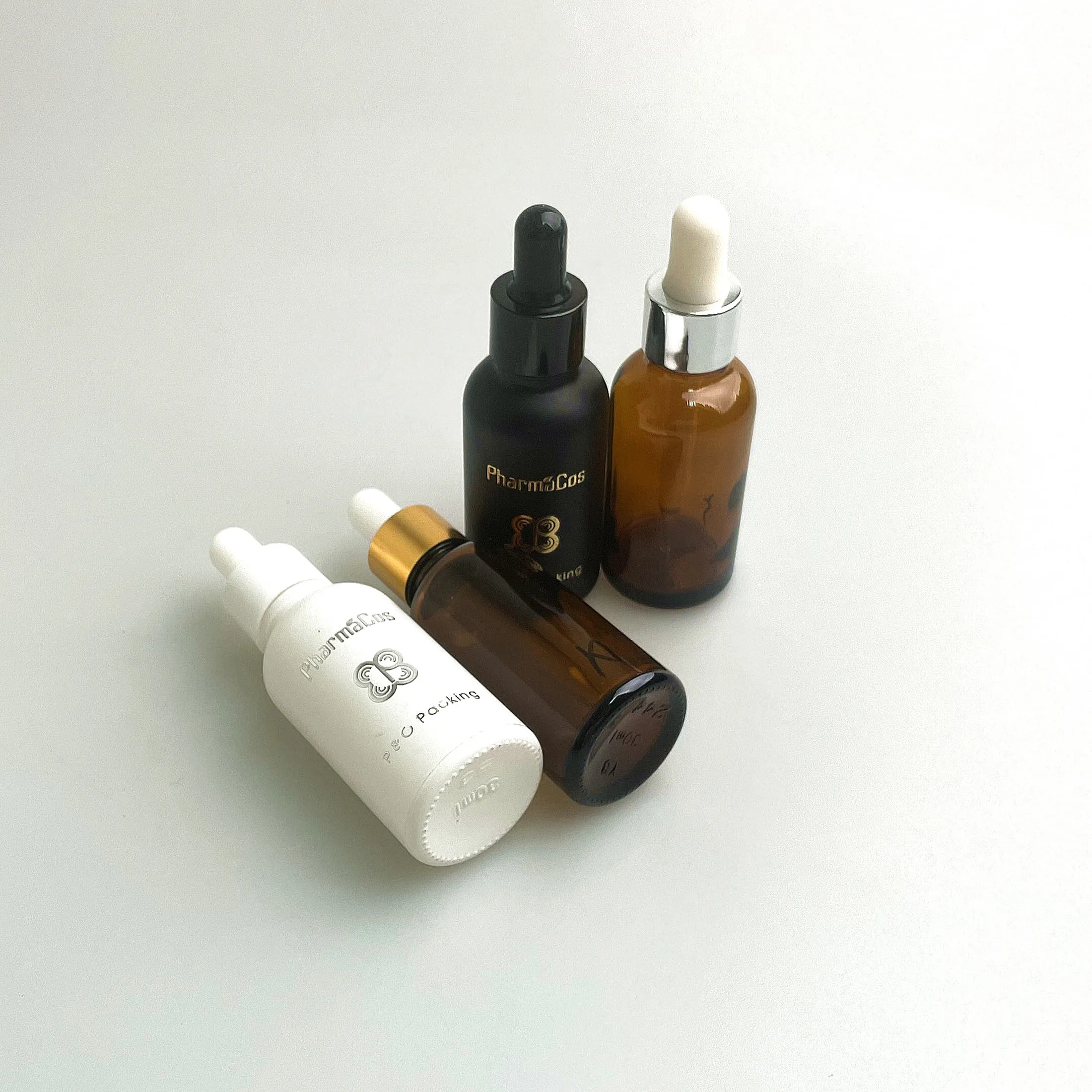 Бутылки с эфирным маслом с личным образцом стеклянной бутылки с пипеткой