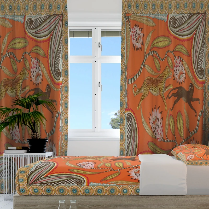 Customised Full Size Sheets Bed and High Quality Blackout Curtains For The Living Room