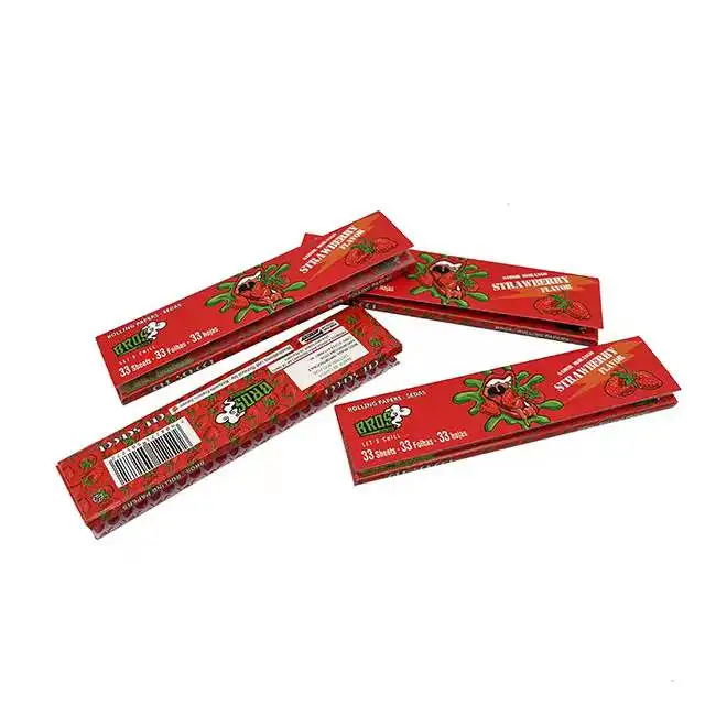 strawberry flavor new product good price smoking tobacco rolling papers