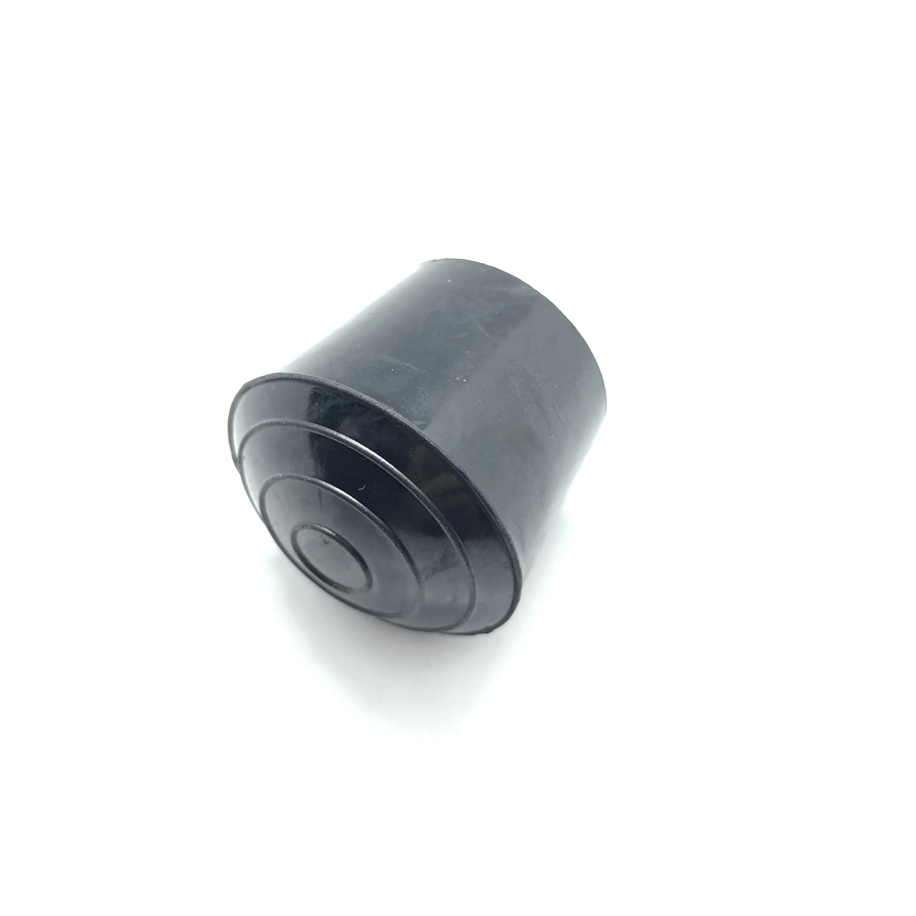 Черный круглый силиконовый резиновый чехол для мебели с наконечниками ножек стула