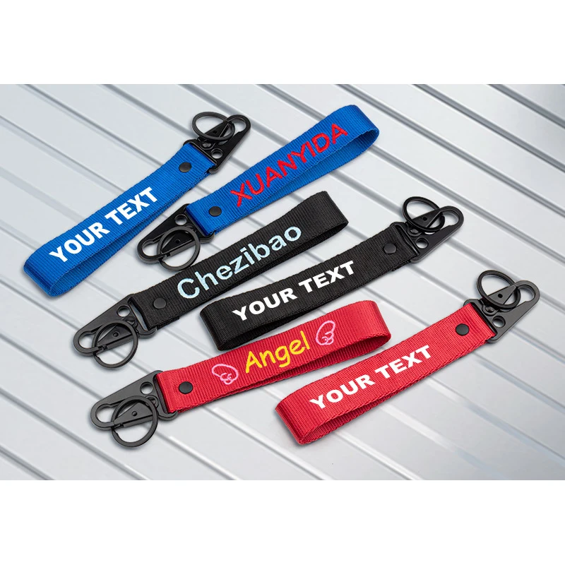 Wsnbwye Lanyard Custom Polyester Key Chain Offor Keychain Manufacturers Wholesalers Personalized Short Lanyard Keychain