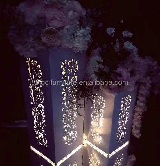 LED Wedding Aisle Decoration Pillars