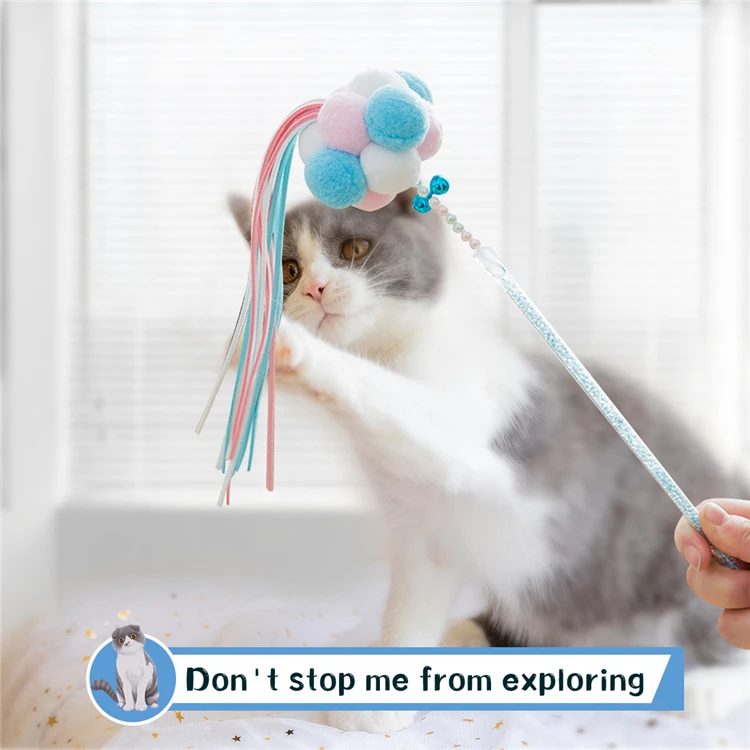 Manufacturer supplier 2020 new Funny cat stick Safe funny cat cat wand