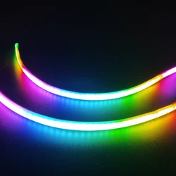 automotive led lighting SK6812 chasing RGB flexible strip drl sequential light
