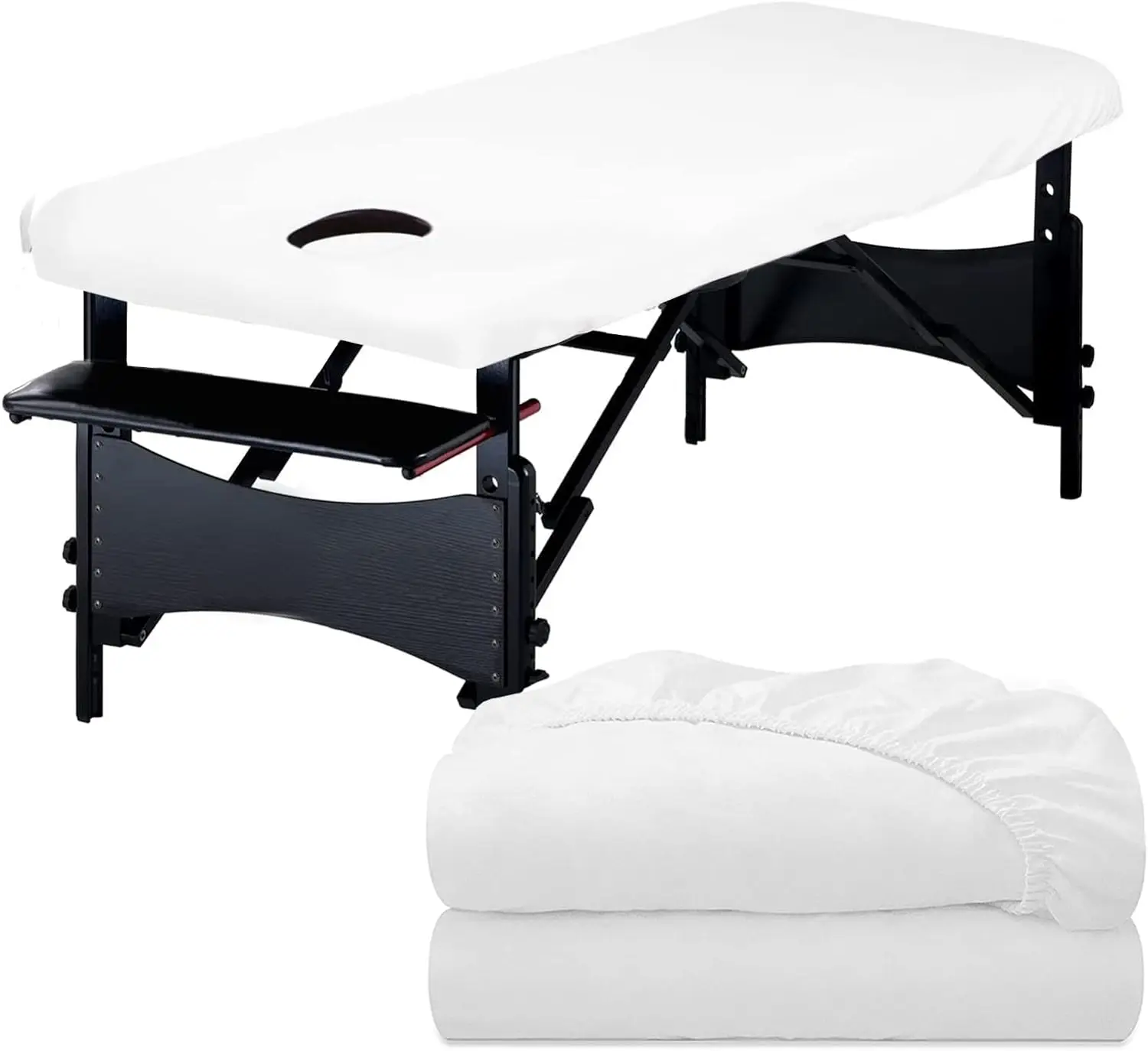 Home  Massage Table Sheet Set Premium washable Massage Bed Cover Flat  Fitted Sheets with hole