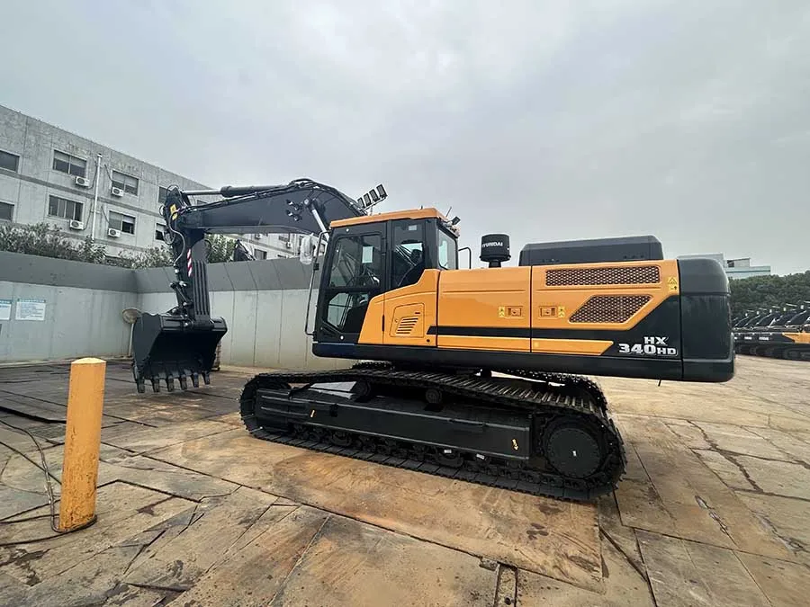 Новый экскаватор HX340HD 34TON гусеничный с двигателем Hyundai прямого впрыска 2 для продажи