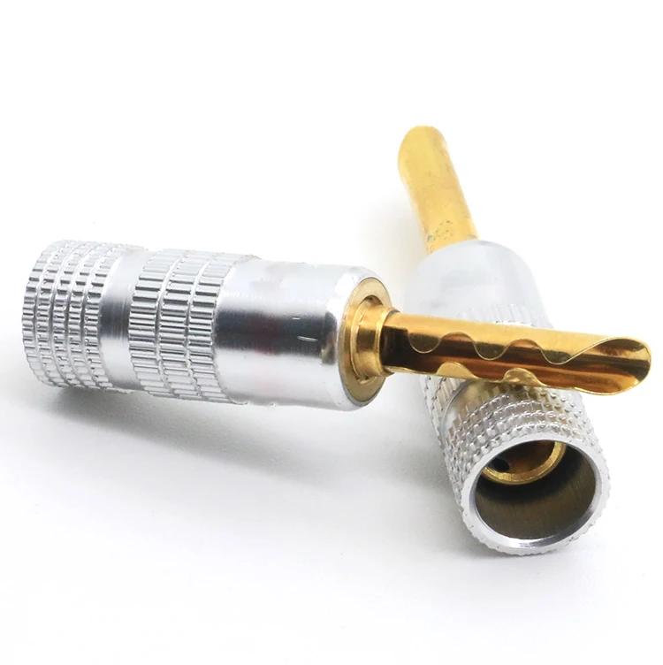 Sawtooth Banana Plug Audio Speaker Banana Plugs Audio Jack Connectors