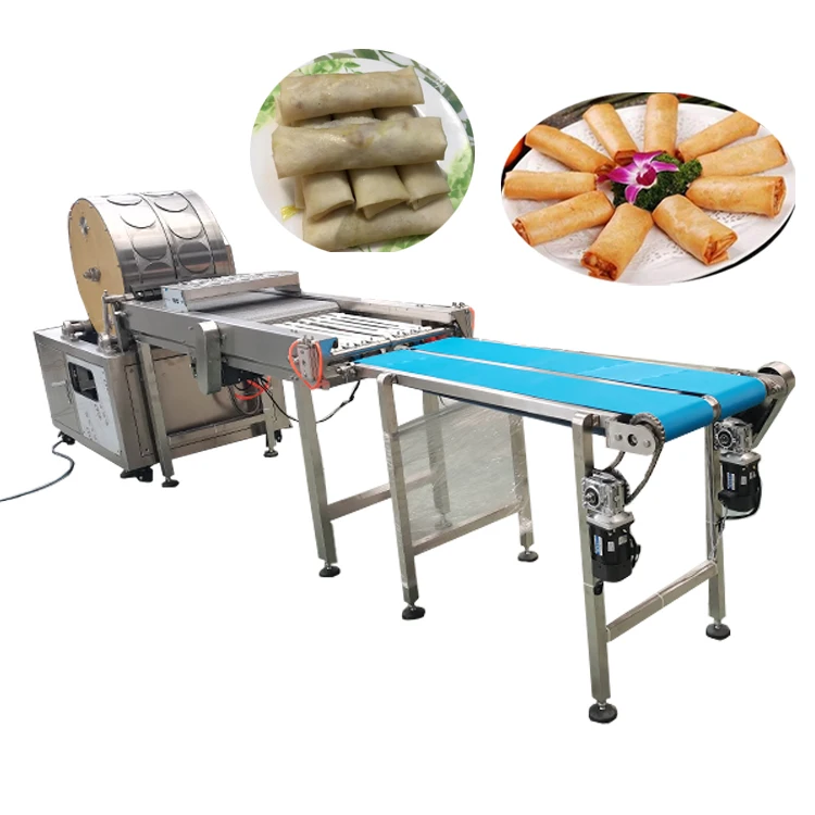 Factory Supply Full Automatic Stainless Steel Spring Roll Making Machine