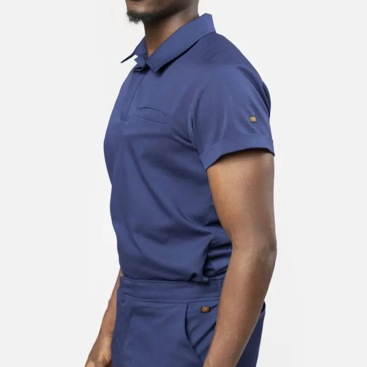 Customized Breathable V Neck Fashion Scrubs Nursing Uniforms Top Raglan Top Scrubs Set Men Scrubs Uniforms