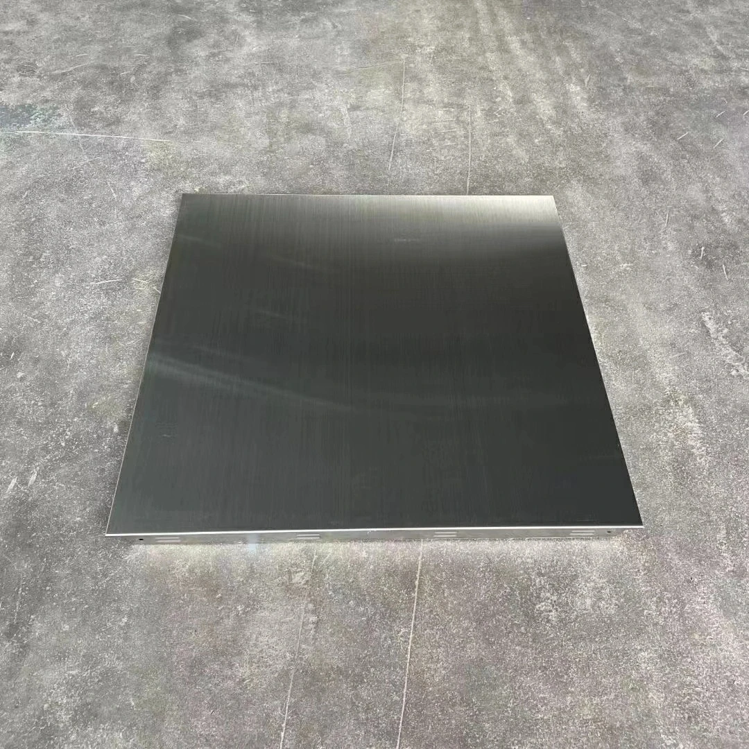 304 Stainless Steel ceiling tile in hairline finish for shopping mall project