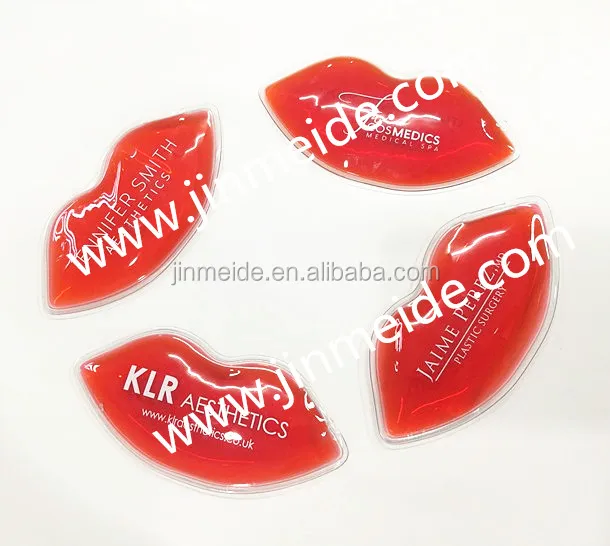 Reusable Lip Ice Pack / Cool Ice  Pack / Lip Ice Packs Logo Print