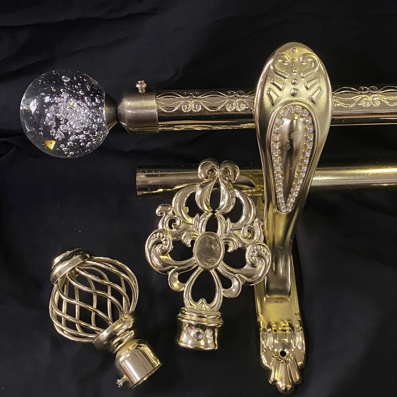 Gold Luxury Fashion Accessories Home Decor Curtain Accessories curtain ring machine