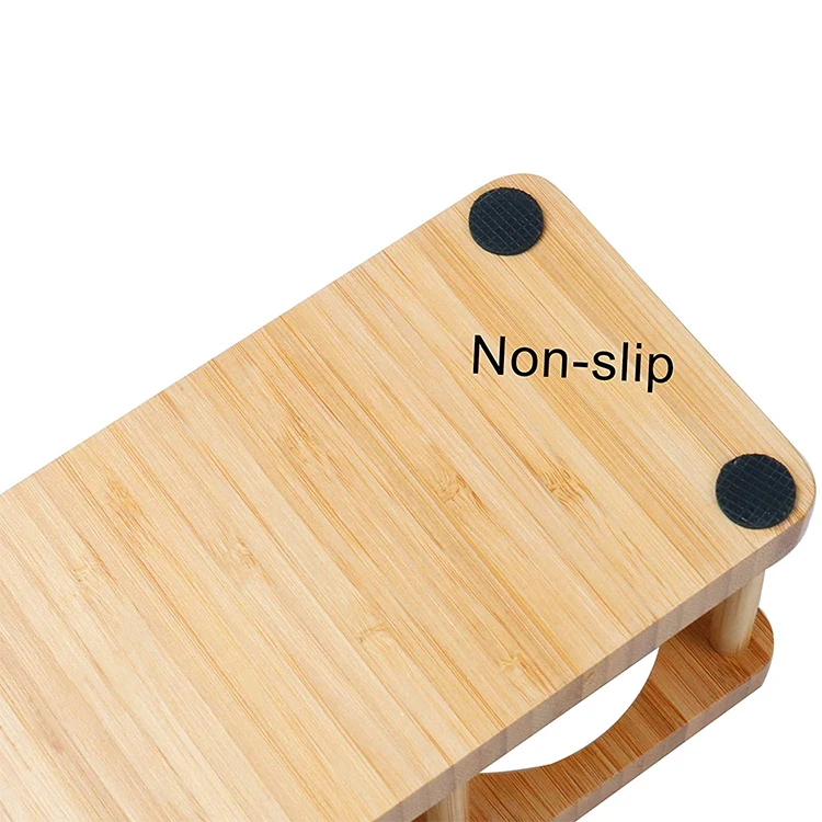 Bamboo Toothbrush Toothpaste Holder Bamboo Bathroom Accessory Rack