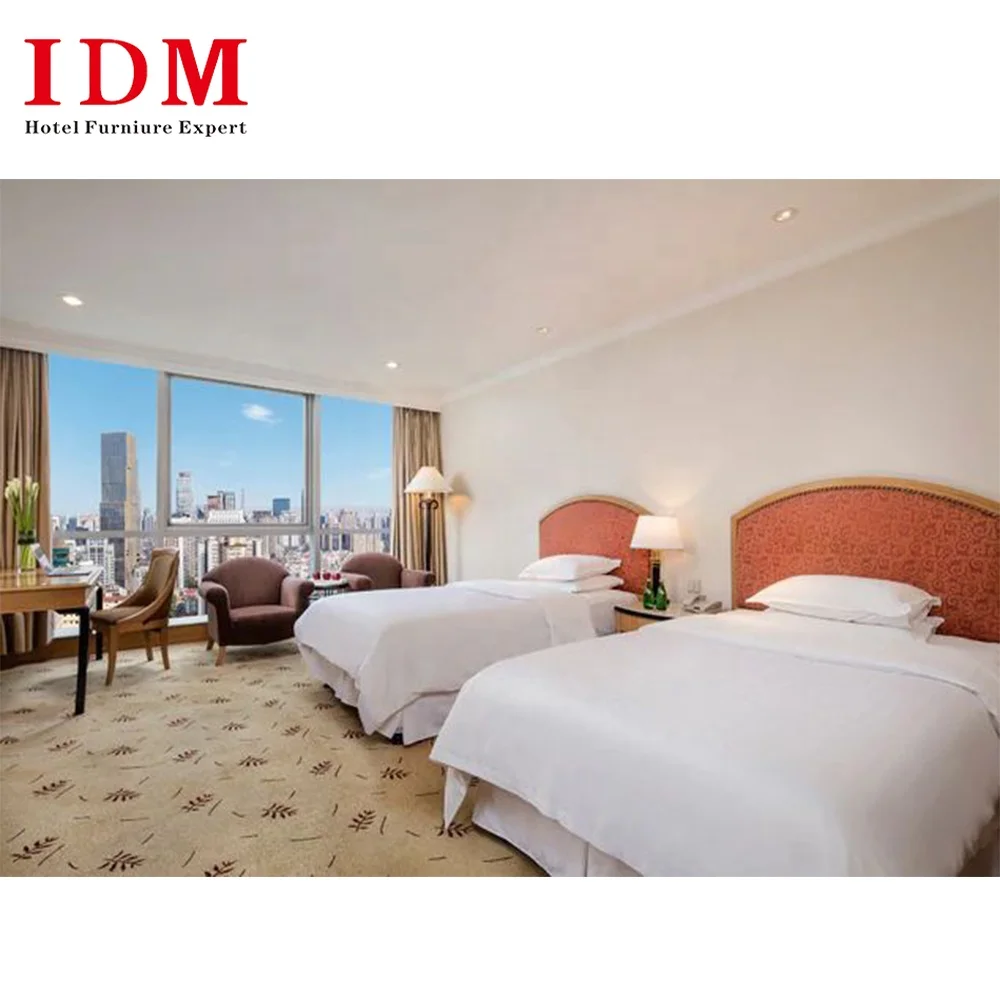 Custom Latest Hotel Bedroom Furniture Set Guest Room Hotel Bed Room Furniture Bedroom Set Full Set