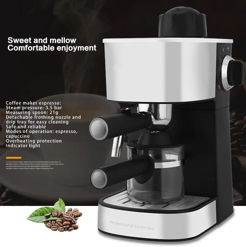 Профессиональный встроенный Пенообразователь для молока, автоматический насос для вспенивания молока, Паровая кофеварка для эспрессо
