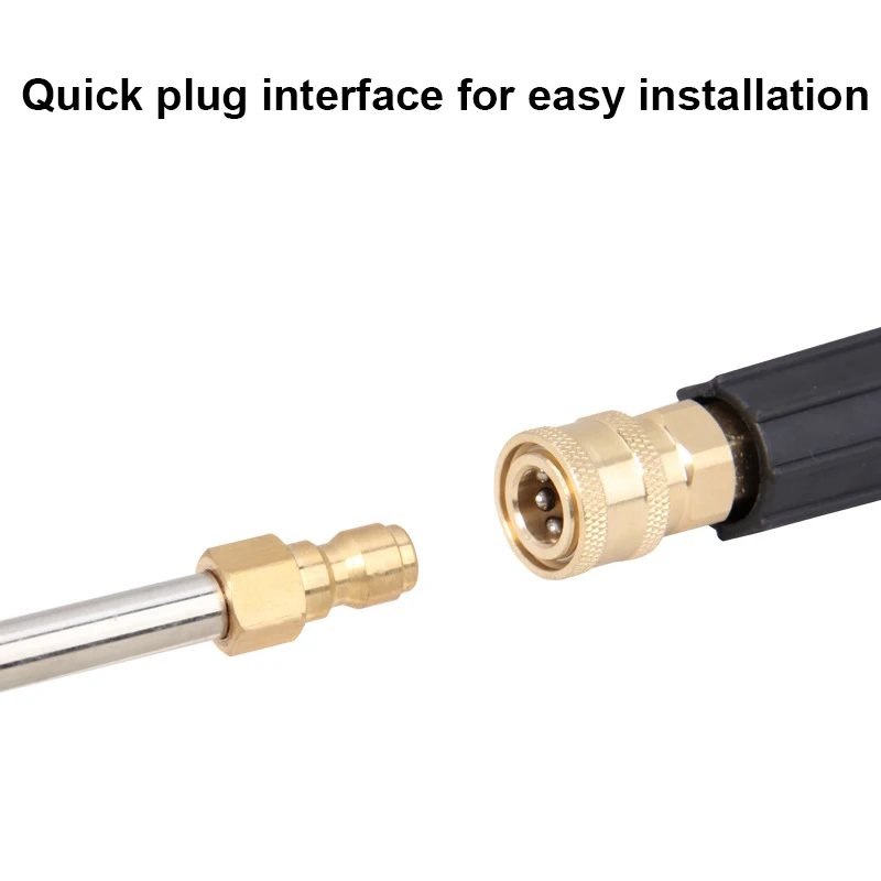 90 degree elbow nozzle U-shaped bend rod Fan shaped gun head Cleaning machine with high pressure car wash gun lengthening rod