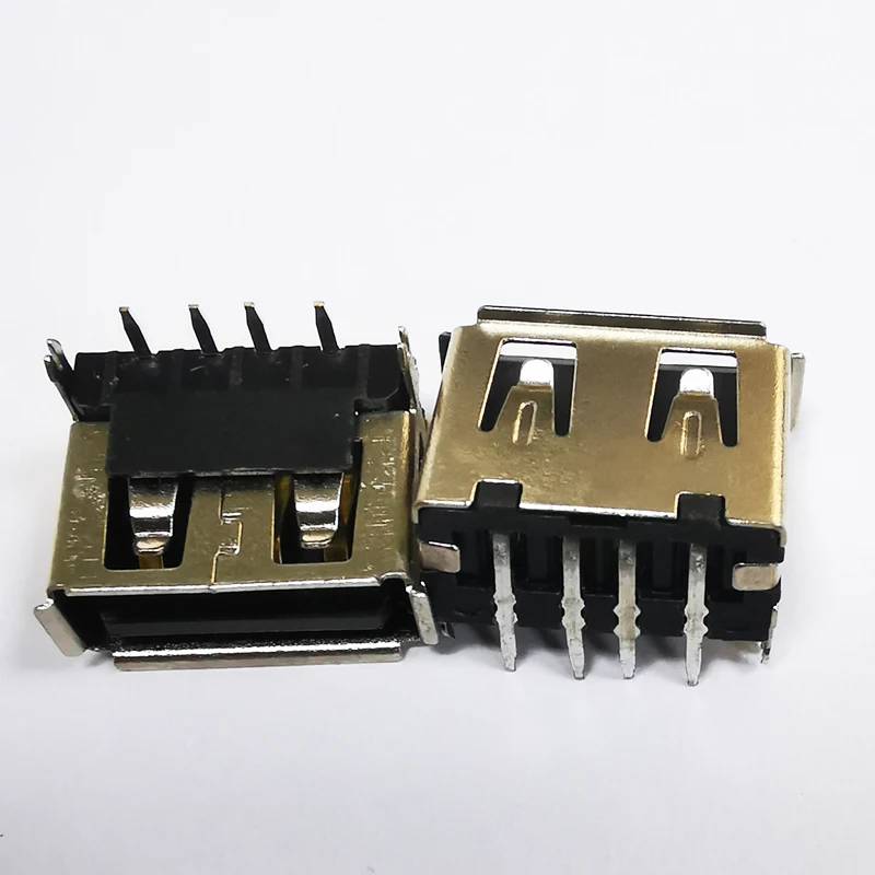 Флеш-накопитель USB с гнездовым Type A 4-контактный разъем DIP угловой разъем